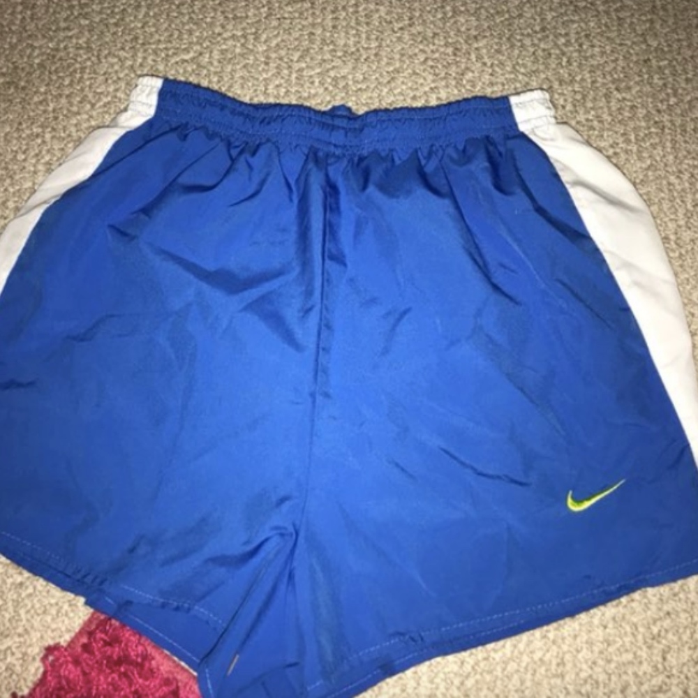 Nike blue athletic shorts